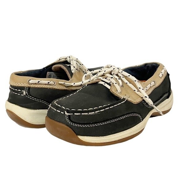 Rockport Works Women’s Sailing Club Slip Resistant Steel Toe Work Shoes Size 8 - Picture 2 of 11